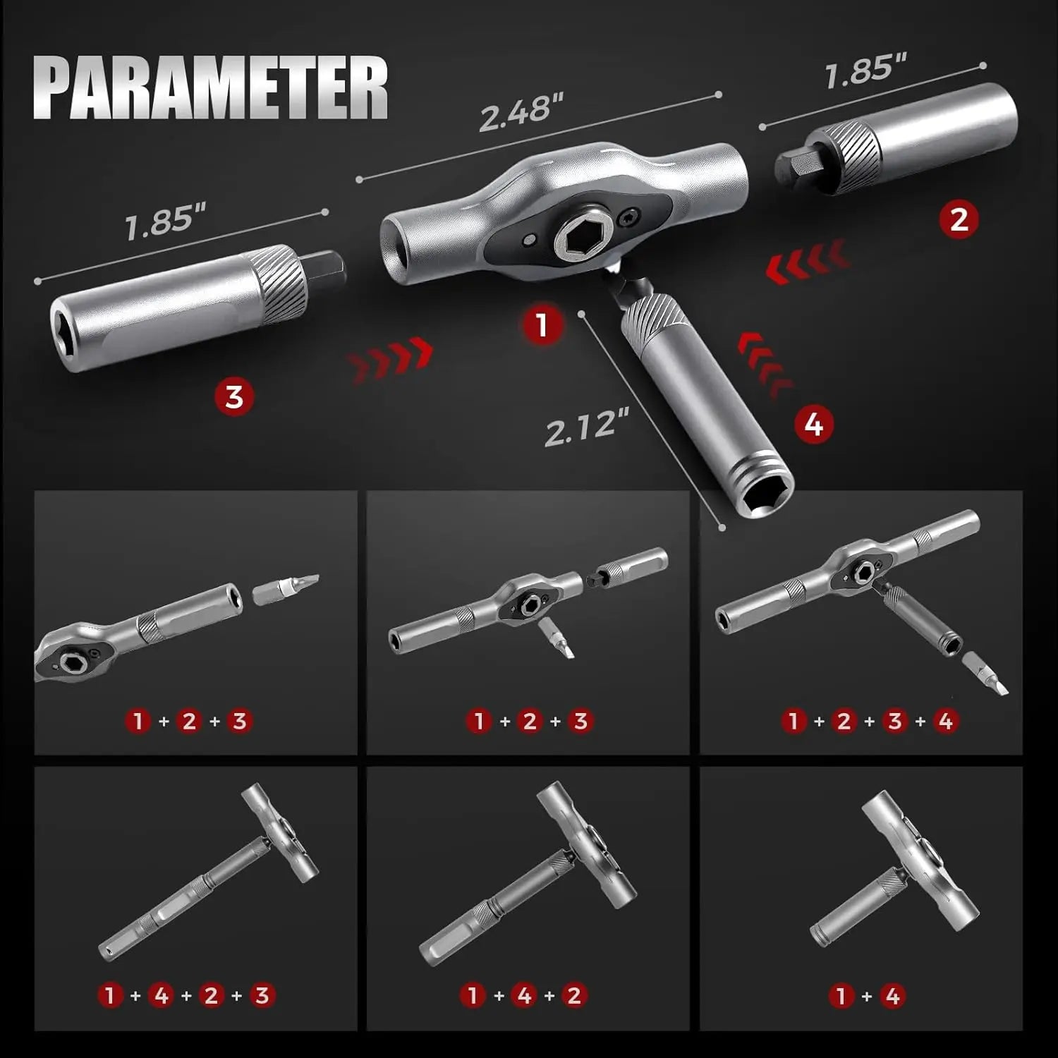 Pocket-Sized Powerhouse – 24 Tools in 1 Magnetic Screwdriver!