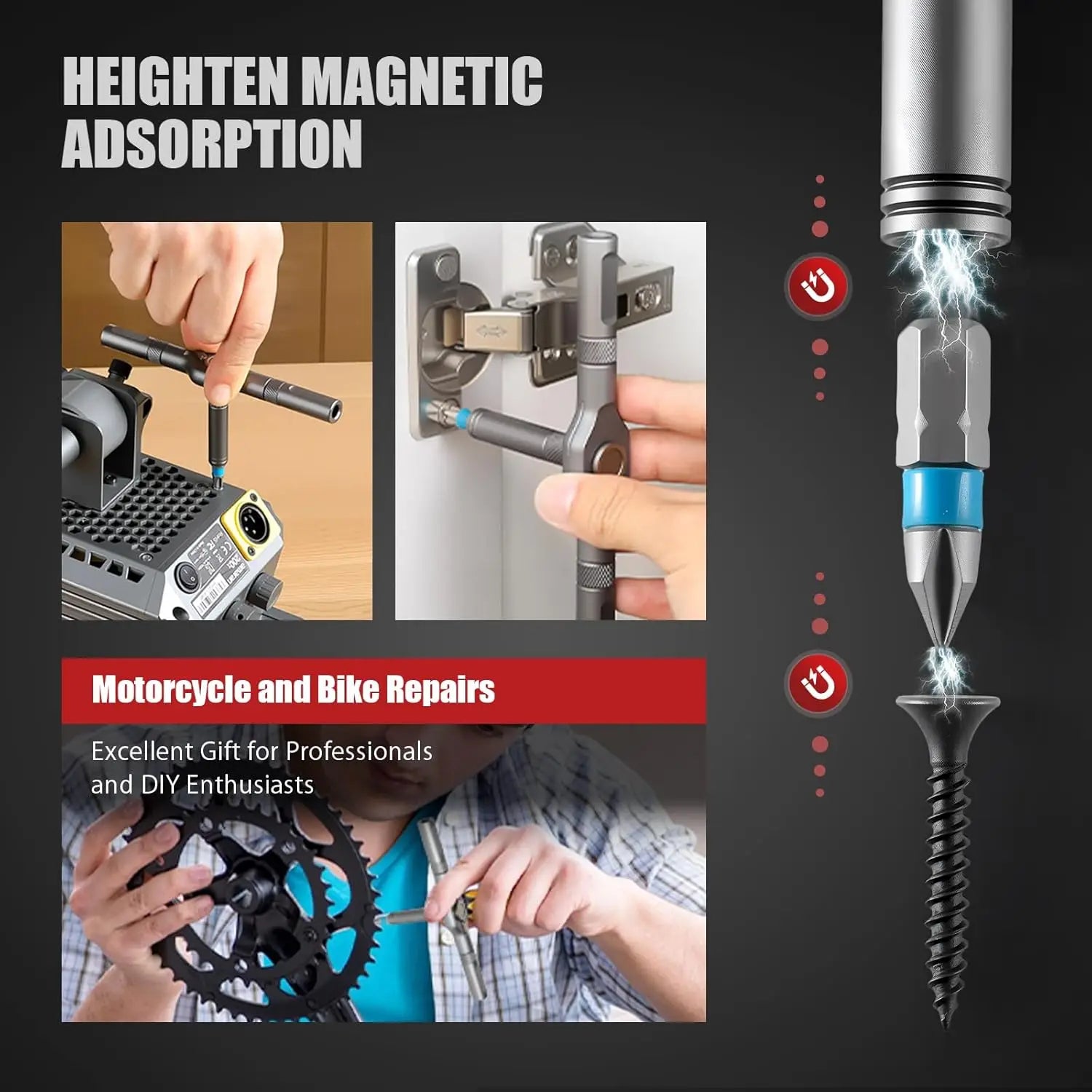 Pocket-Sized Powerhouse – 24 Tools in 1 Magnetic Screwdriver!